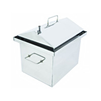 Коптильня Коптилов з нержавійки 2 мм з термометром 410(ш)*320(д)*350(в)