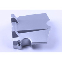 Крышка двигателя левая вилка на Shineray XY 125/150, Loncin LX 125/150, Zongshen ZS 125/150