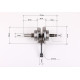 Коленвал с подшипниками на Shineray XY150, Loncin LX150, Zongshen ZS150